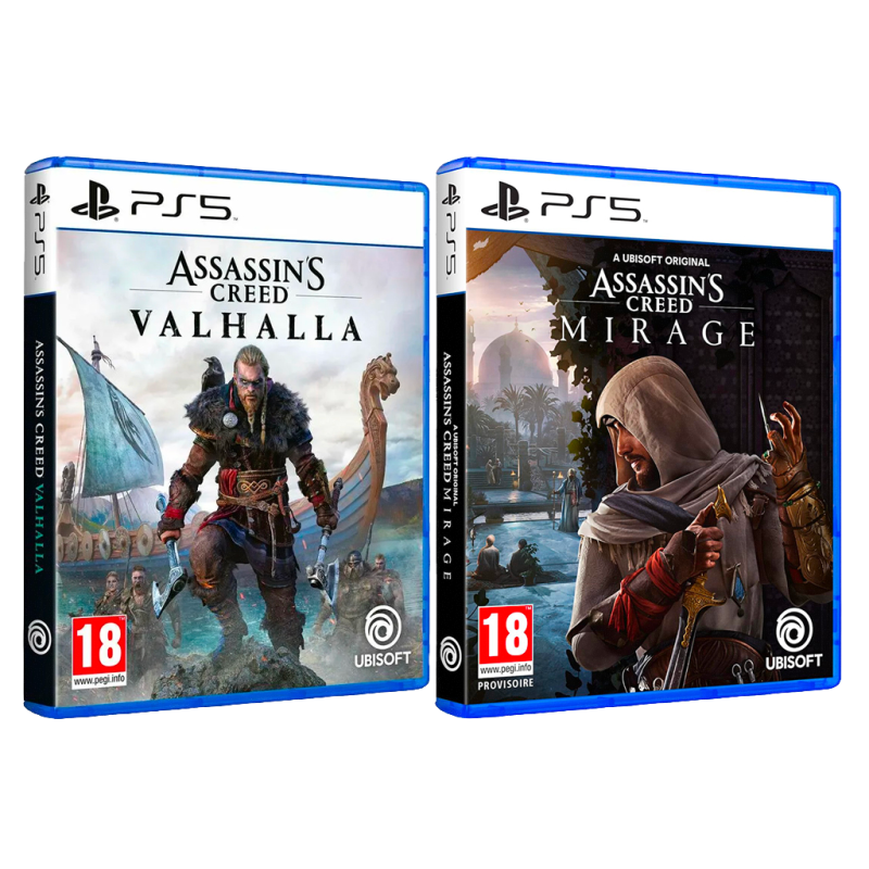 Jeu PS5 Compilation Assassin Creed Valhalla & Assassin Mirage