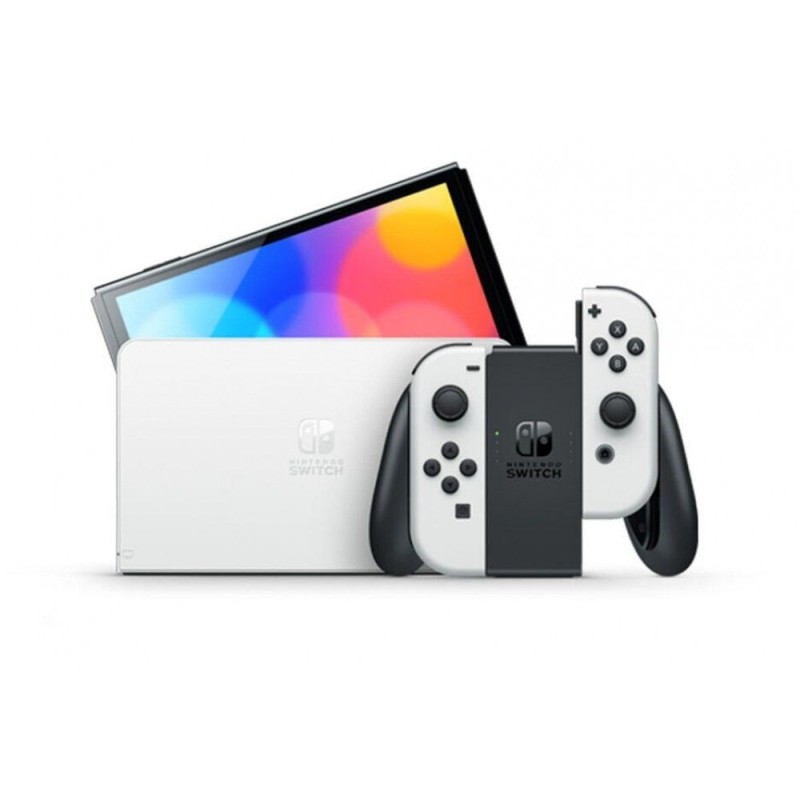 CONSOLE SWITCH OLED + JOY CON BLANCHES