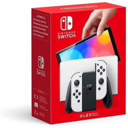 CONSOLE SWITCH OLED + JOY CON BLANCHES