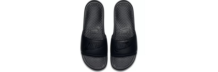 Mules PVC motif logos Benassi - Nike
