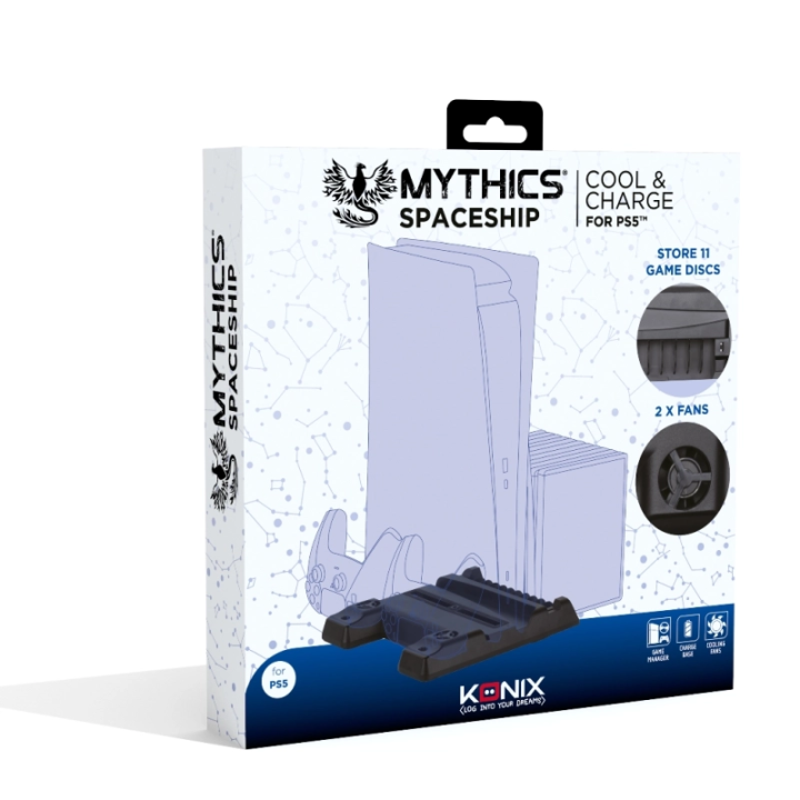 Station recharge refroidissante PS5 Spaceship | Mythics
