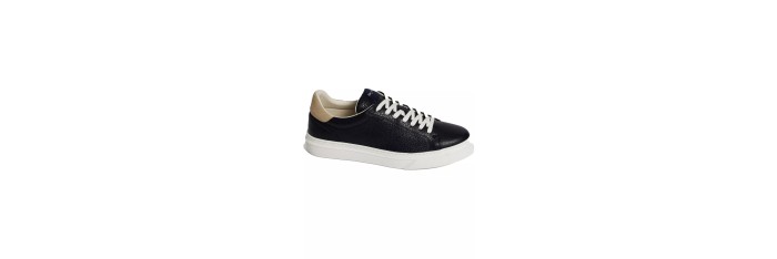 Baskets basses en cuir