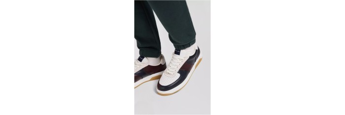 Baskets en cuir pour homme