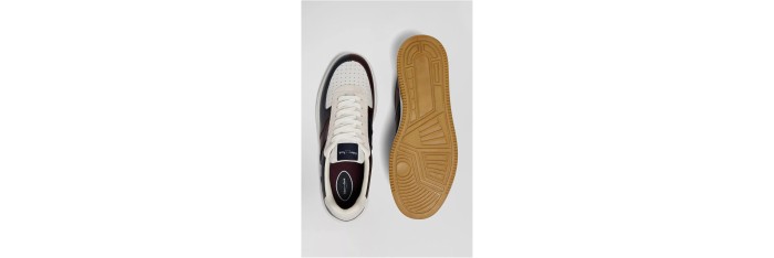 Baskets en cuir pour homme