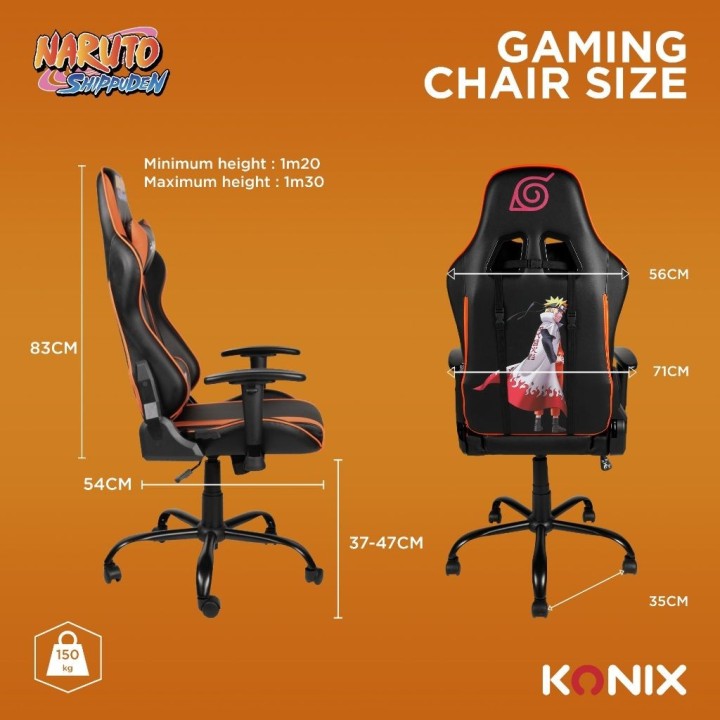 Fauteuil Gaming Premium - Naruto