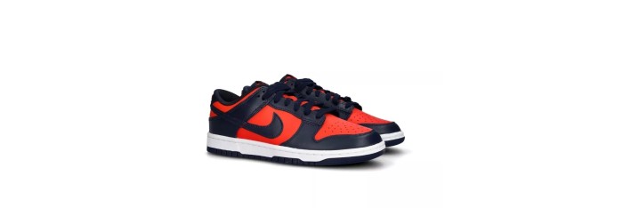 Basket cuir Nike rouge