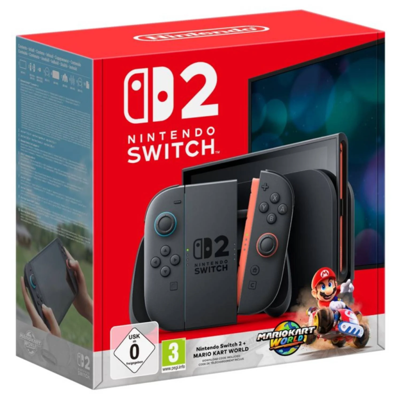 Console Switch 2 + Mario Kart Monde : Le plaisir ultime du jeu !