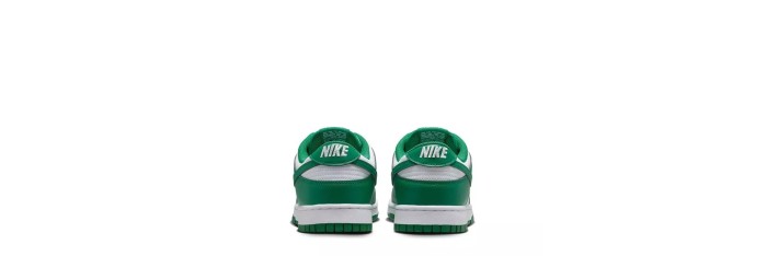 Basket cuir Nike vert