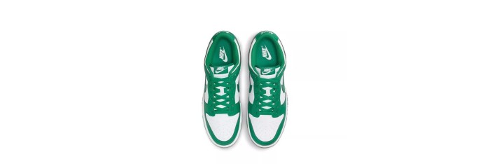 Basket cuir Nike vert