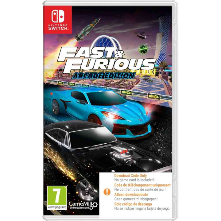 FAST AND FURIOUS ARCADE SWITCH CIAB