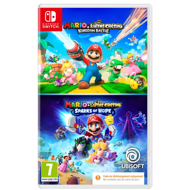 Compilation Mario + Lapins Crétins CIAB - Nintendo Switch