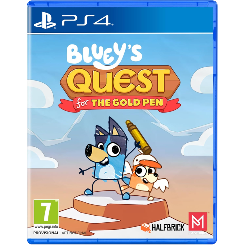 Bluey's Quests for the Gold Pen - Jeu PS4 | Aventure Enfant PEGI 3