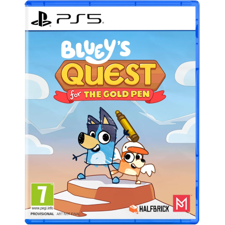 Bluey's Quests for the Gold Pen PS5 - Jeu Enfant Aventure & Coopératif