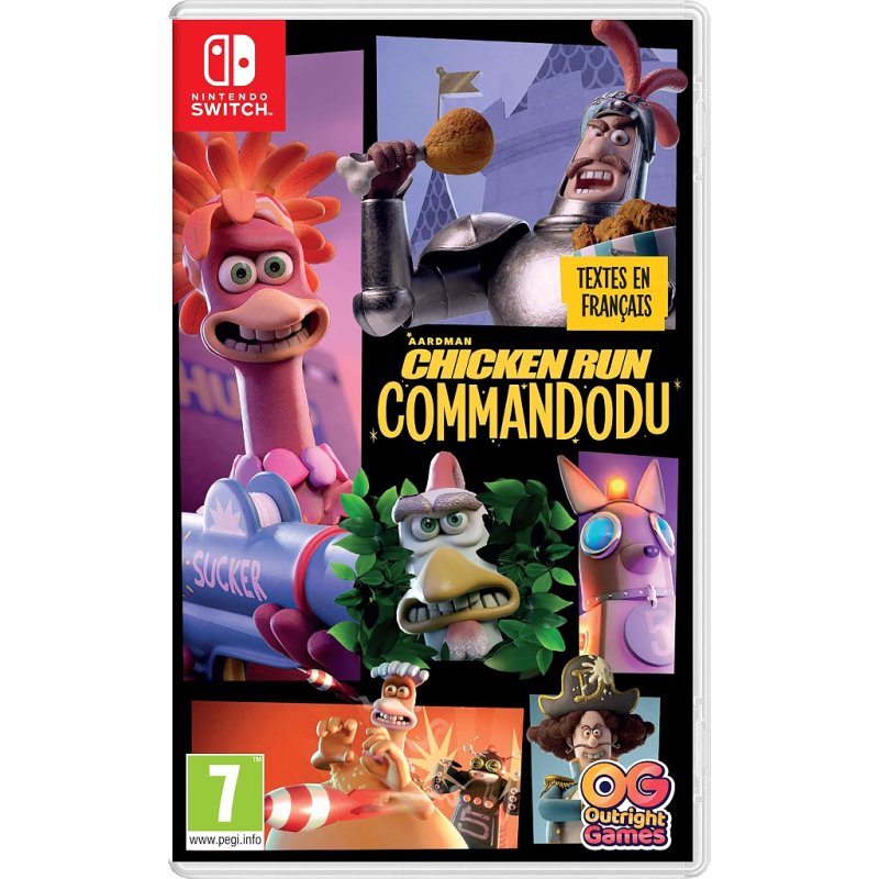 Chicken Run: Commandodu sur Nintendo Switch - Aventure Coopérative