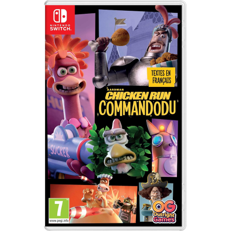 Chicken Run: Commandodu sur Nintendo Switch - Aventure Coopérative