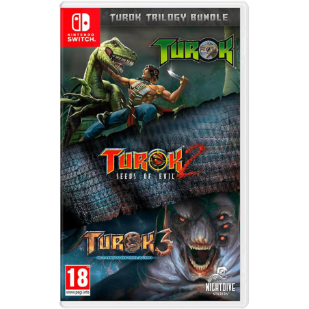 Turok Trilogy Bundle – Nintendo Switch | 3 Jeux Cultes Remasterisés