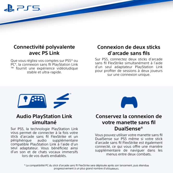 PS5 Stick Arcade FlexStrike – Manette Arcade Gaming