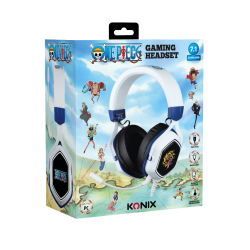 Casque Gaming Hexagon 7.1 - Édition Officielle One Piece - Son Surround, Micro Intégré, Compatible PC/PS/Xbox