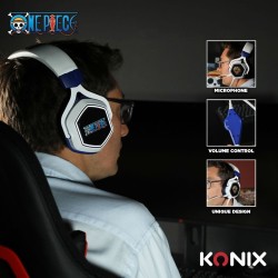 Casque Gaming Hexagon 7.1 - Édition Officielle One Piece - Son Surround, Micro Intégré, Compatible PC/PS/Xbox
