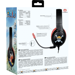 Casque Gaming One Piece – Son Immersif, Micro Intégré, Compatible PC/PS/Xbox – Édition Officielle
