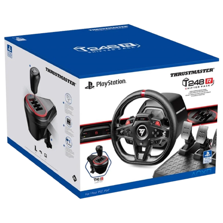 Thrustmaster T248R Shifter Pack PS5 PC – Volant + Shifter