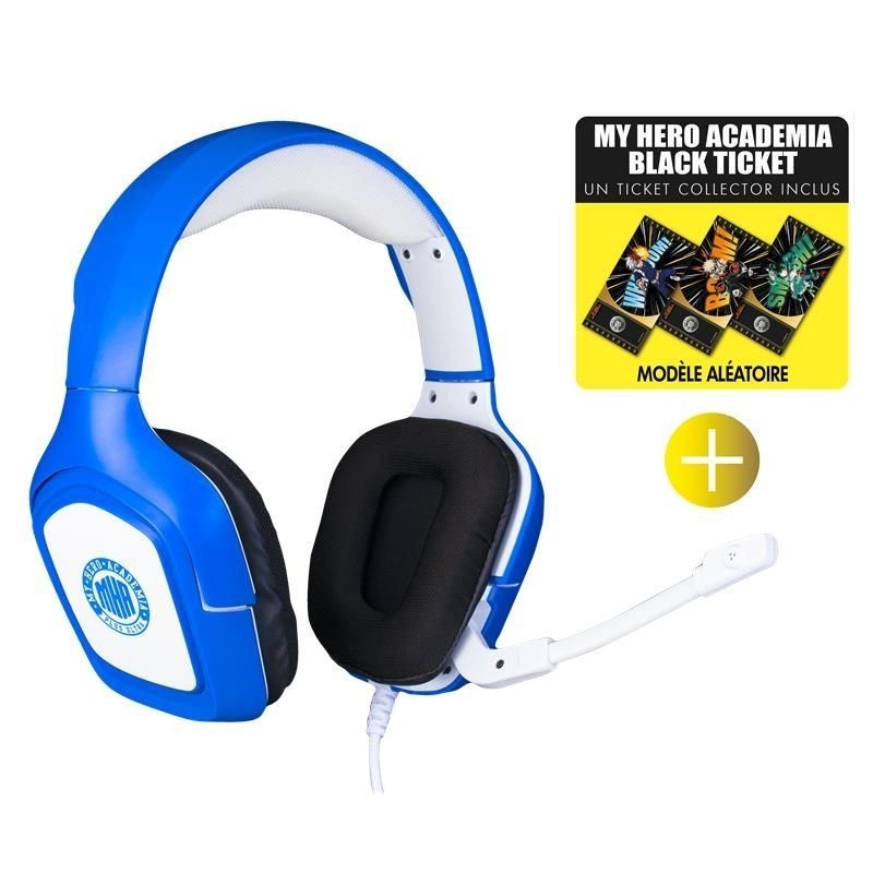 Casque Gaming Bleu MHA | Son 7.1 & Micro Anti-Bruit
