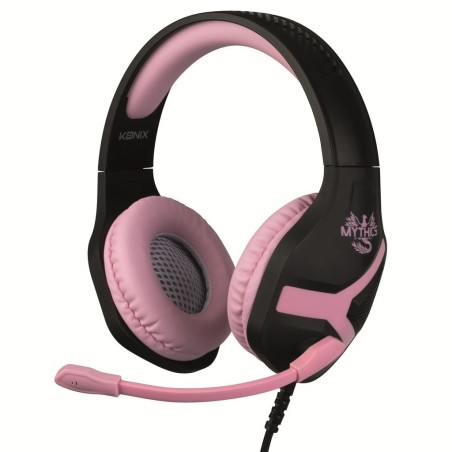 Casque Gaming Nemesis Black Pink - Mythics | Son Immersif