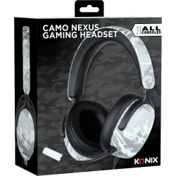 Casque Gaming Nexus Camo – Son 7.1, Micro Anti-Bruit, Design Camouflage