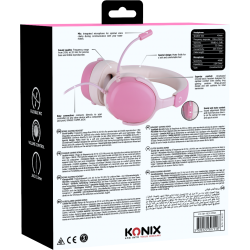 Casque Gaming Nexus Rose – Son 7.1, Micro Anti-Bruit | MAUREL DAVID