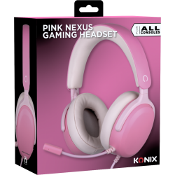 Casque Gaming Nexus Rose – Son 7.1, Micro Anti-Bruit | MAUREL DAVID