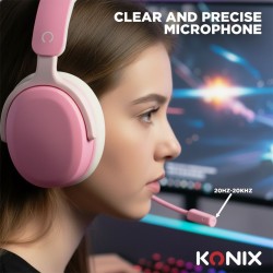Casque Gaming Nexus Rose – Son 7.1, Micro Anti-Bruit | MAUREL DAVID