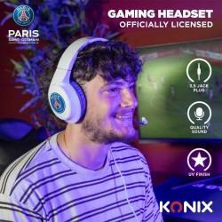 Casque Gaming Officiel PSG - Son Surround 7.1 - Licence Officielle | MAUREL DAVID
