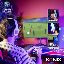 Casque Gaming Officiel PSG - Son Surround 7.1 - Licence Officielle | MAUREL DAVID