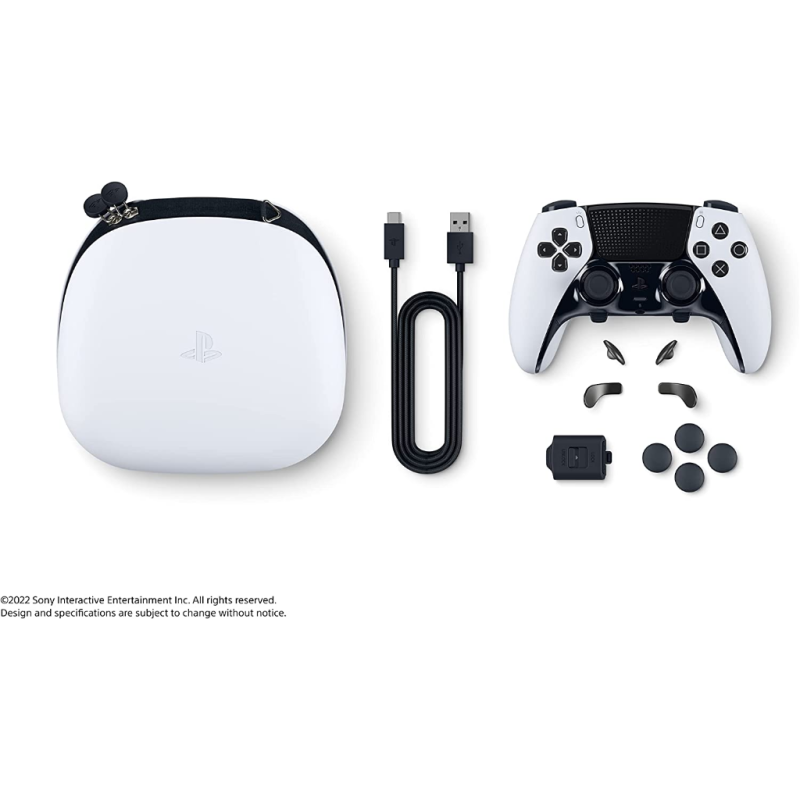 PS5 DualSense Edge Blanc V1 - Manette de Jeu Ultime
