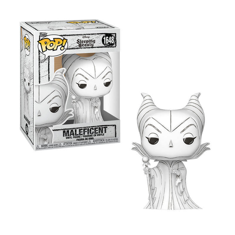 Funko Pop! Disney Sketched - Maléfique (Exclusif) | Figurine Collection