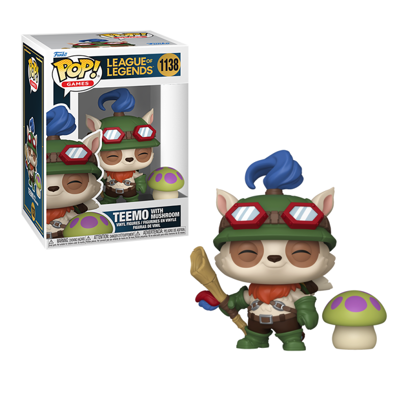 Funko Pop! League of Legends - Teemo & Champi (Exclusif) | Acheter en Ligne | MAUREL DAVID