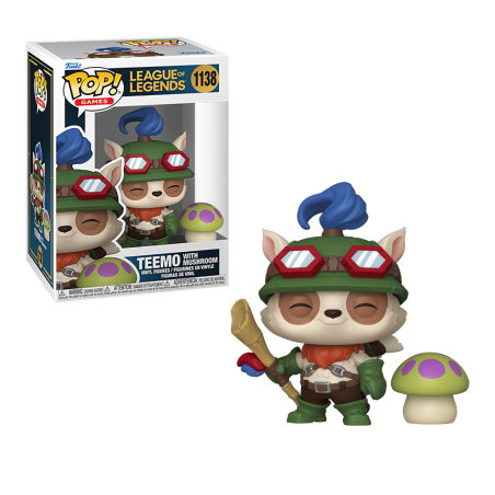 Funko Pop! League of Legends - Teemo & Champi (Exclusif) | Acheter en Ligne | MAUREL DAVID