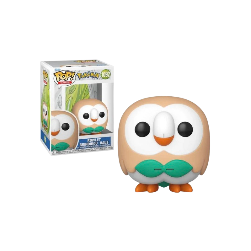 Funko Pop! pokemon - Brindibou (Rowlet) | Collection officielle | MAUREL DAVID