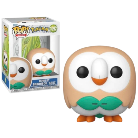 Funko Pop! pokemon - Brindibou (Rowlet) | Collection officielle | MAUREL DAVID