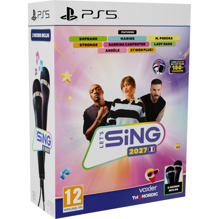 Let’s Sing 2027 PS5 + 2 Micros – Jeu de Karaoké