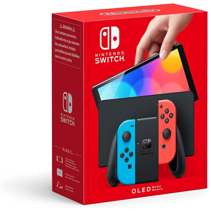 Console Switch OLED + Joy-Con Rouge & Bleu