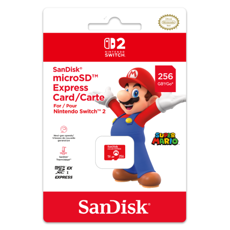 SWITCH 2 MICRO SD EXPRESS 256 Go SanDisk