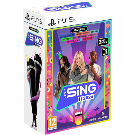 Jeu PS5 Let's Sing 2026 + 2 Micros