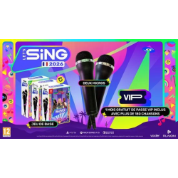 Jeu PS5 Let's Sing 2026 + 2 Micros