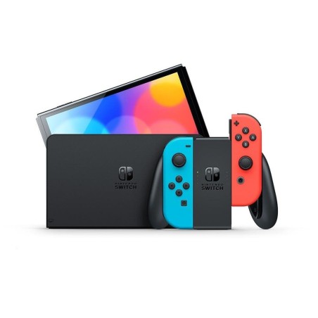 SWITCH OLED + JOY CON ROUGE BLEU