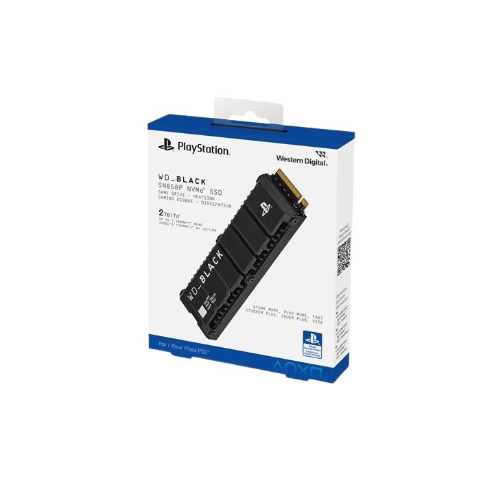 WD_BLACK SN850P 2 To SSD PS5 – Stockage Gaming