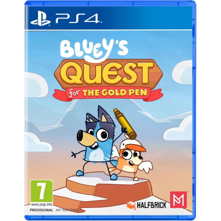 Bluey's Quests for the Gold Pen PS4 – Jeu vidéo