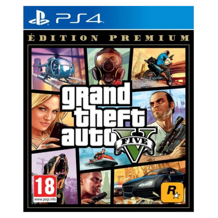 Grand Theft Auto V PS4 – Jeu vidéo d’action | Maurel David