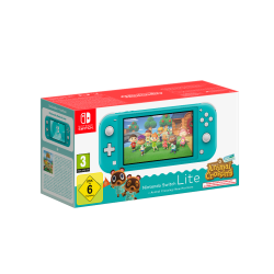 SWITCH LITE TURQUOISE + ANIMAL CROSSING