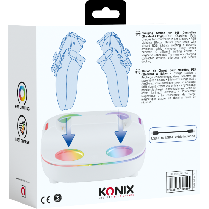 Station de charge pour manette PS5